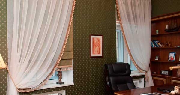Шторы для кабинета