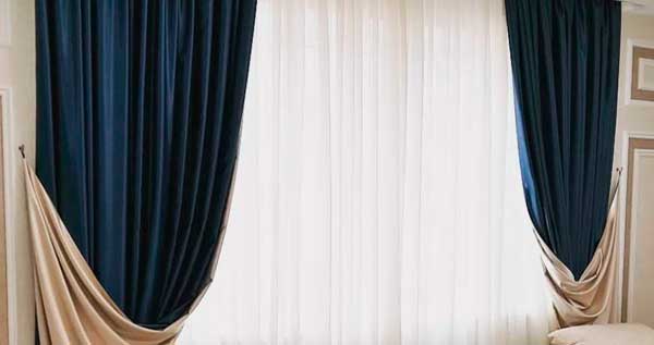 Шторы в гостиную в современном стиле